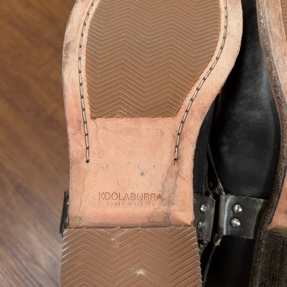 KOOLABURRA BY UGG | DAME HARNESS ANKLE BOOTS DISTRESSED LEATHER - Picture 8 of 13